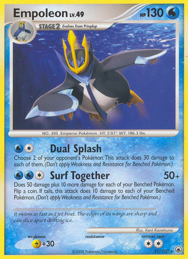 Empoleon (17/100) [Diamond & Pearl: Majestic Dawn] | Cracking-Singles