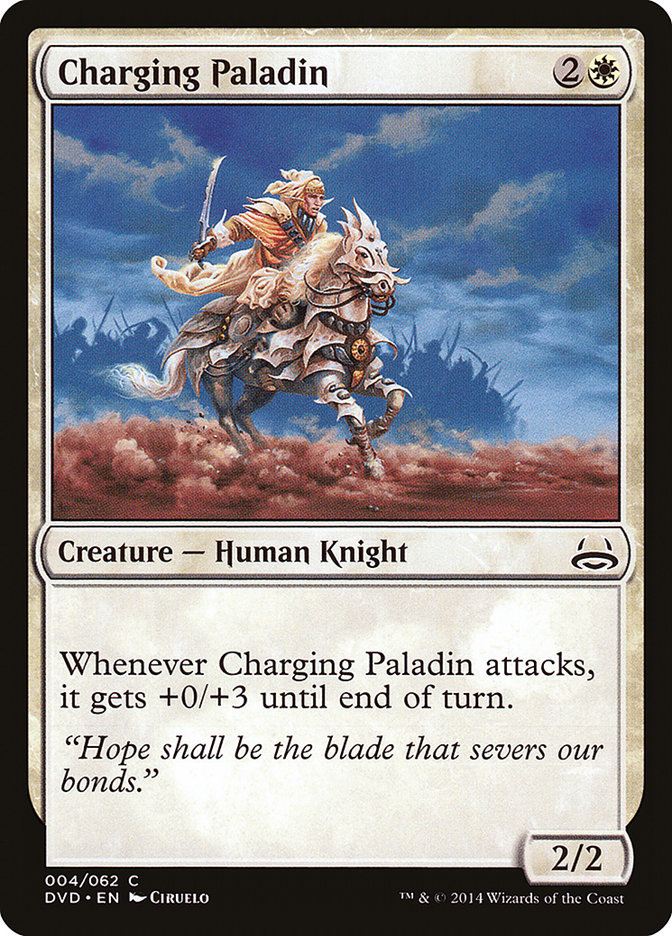 Charging Paladin (Divine vs. Demonic) [Duel Decks Anthology] | Cracking-Singles