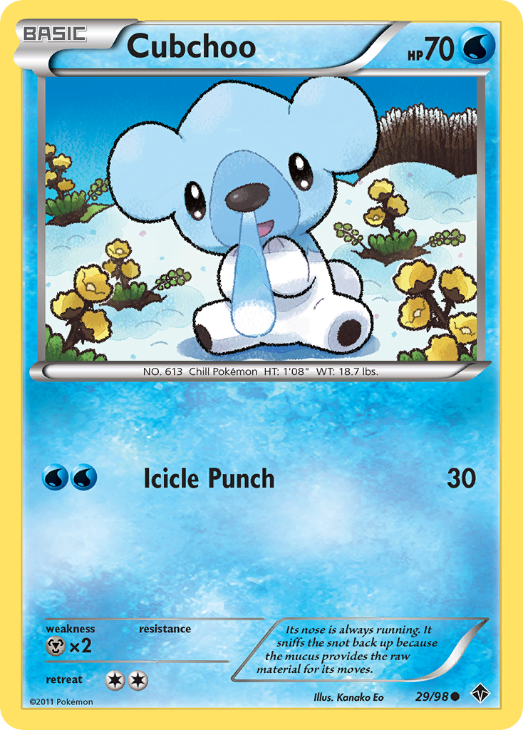 Cubchoo (29/98) [Black & White: Emerging Powers] | Cracking-Singles