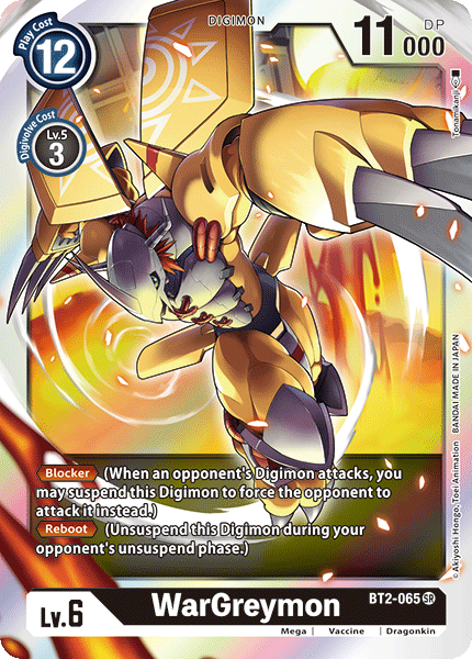 WarGreymon [BT2-065] [Release Special Booster Ver.1.0] | Cracking-Singles