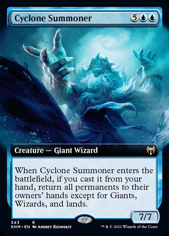 Cyclone Summoner (Extended Art) [Kaldheim] | Cracking-Singles