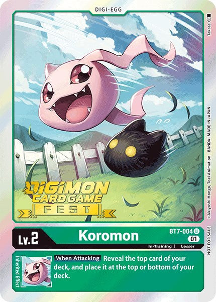 Koromon [BT7-004] (Digimon Card Game Fest 2022) [Next Adventure Promos] | Cracking-Singles