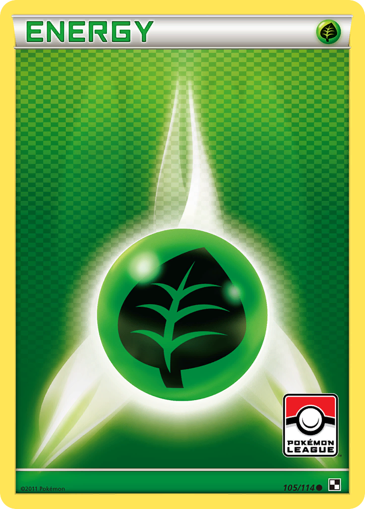 Grass Energy (105/114) [Black & White: Base Set] | Cracking-Singles