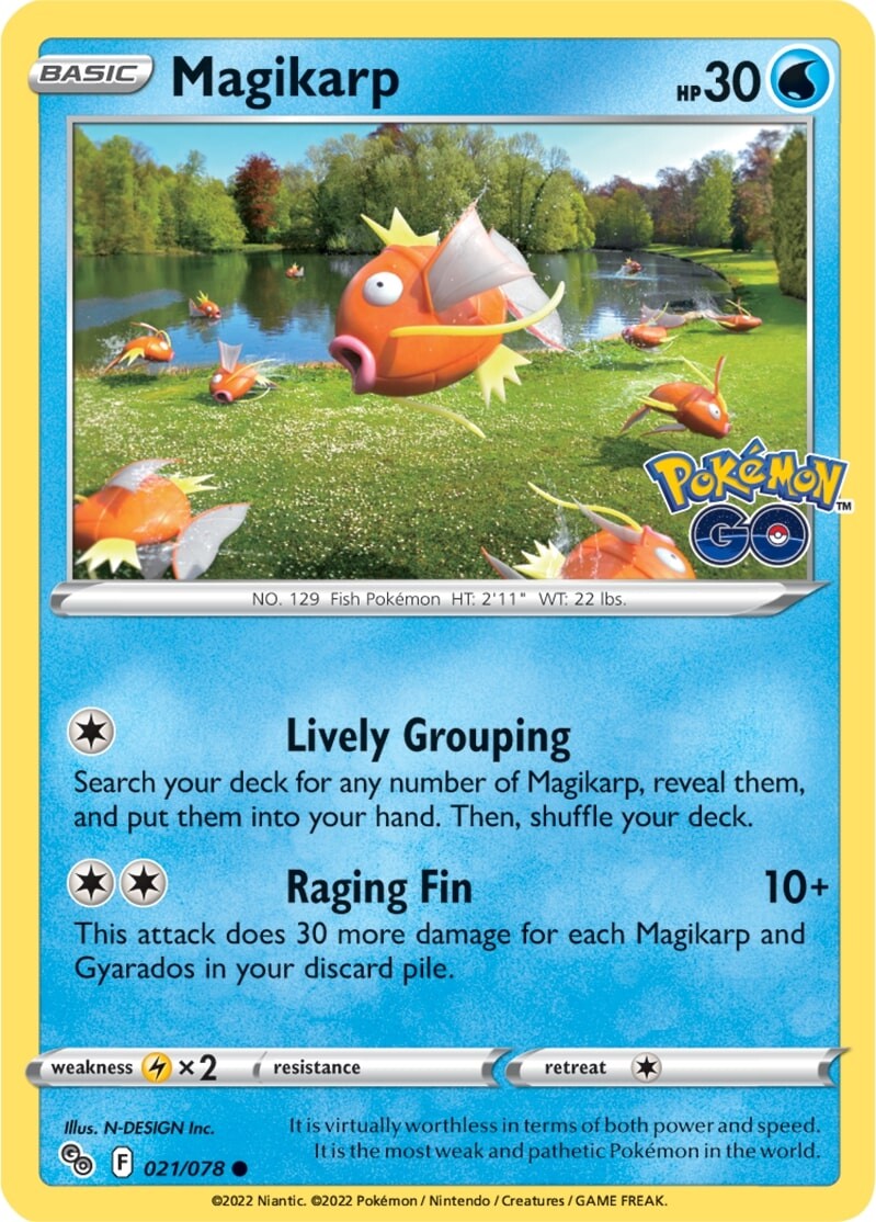 Magikarp (021/078) [Pokémon GO] | Cracking-Singles