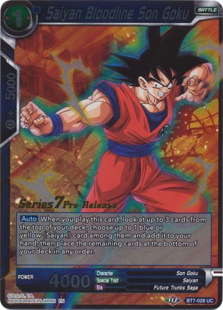 Saiyan Bloodline Son Goku [BT7-028_PR] | Cracking-Singles