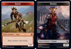 Satyr //Zombie Token [Theros Beyond Death FOIL Tokens] | Cracking-Singles