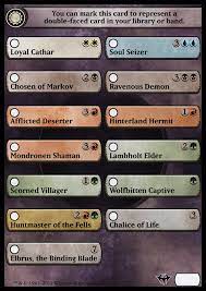 Checklist Card - (CH1)  Innistrad [Dark Ascension Tokens] | Cracking-Singles