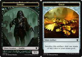 Zombie // Gold  [Commander 2017 Tokens] | Cracking-Singles