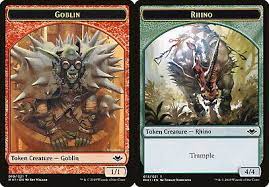 Rhino // Goblin Double Sided token  [Modern Horizons Tokens] | Cracking-Singles