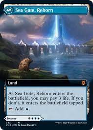 Sea Gate Restoration // Sea Gate, Reborn (Extended Art) [Zendikar Rising] | Cracking-Singles