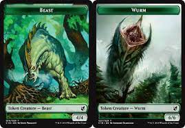 Beast (014) // Wurm Double-sided Token [Commander 2019] | Cracking-Singles