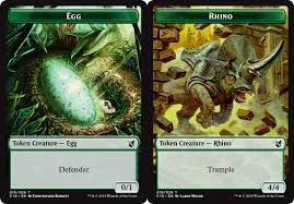 Egg // Rhino [Commander 2019 Tokens] | Cracking-Singles