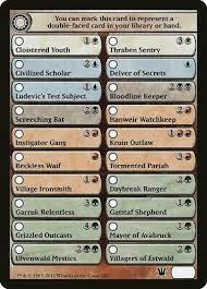 Checklist Card - (CH1)  Innistrad [Innistrad Tokens] | Cracking-Singles