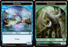 Elephant Token (012) // Illusion (005) [Modern Horizons Tokens] | Cracking-Singles