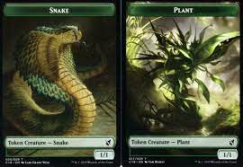 Plant // Snake [Commander 2019 Tokens] | Cracking-Singles