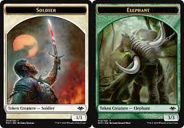 Elephant Token (012) // Soldier (004) [Modern Horizons Tokens] | Cracking-Singles