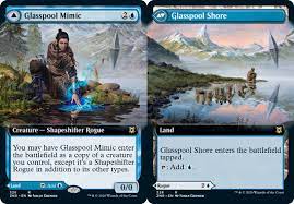 Glasspool Mimic // Glasspool Shore (Extended Art) [Zendikar Rising] | Cracking-Singles