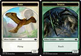 Spider // Bird Double-Sided Token [Modern Horizons Tokens] | Cracking-Singles