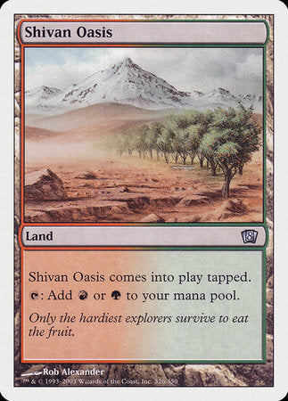 Shivan Oasis [Eighth Edition] | Cracking-Singles