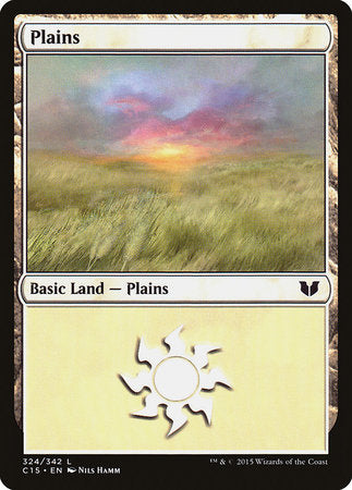 Plains (324) [Commander 2015] | Cracking-Singles