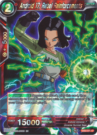 Android 17, Rebel Reinforcements [DB2-005] | Cracking-Singles