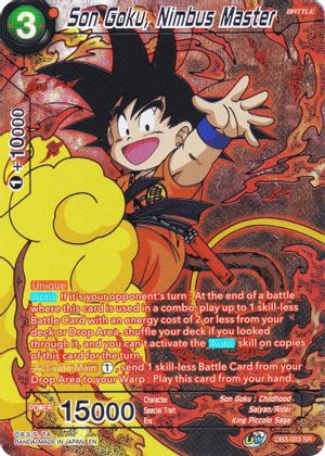 Son Goku, Nimbus Master (DB3-003) [Collector's Selection Vol. 2] | Cracking-Singles