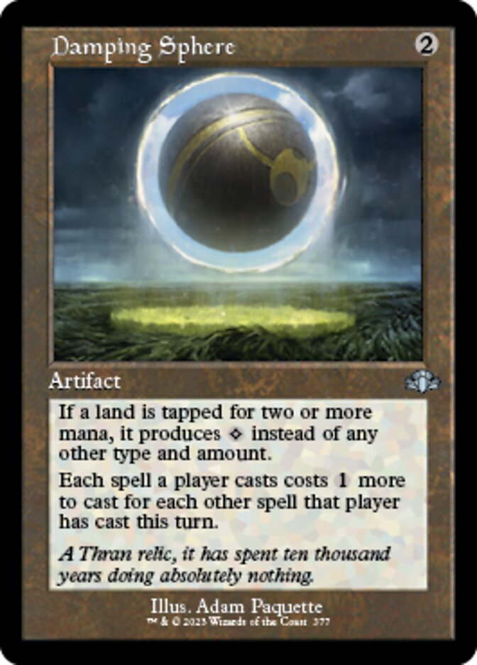 Damping Sphere (Retro) [Dominaria Remastered] | Cracking-Singles