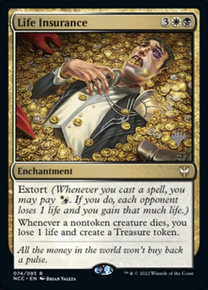 Life Insurance (Promo Pack) [Streets of New Capenna Commander Promos] | Cracking-Singles