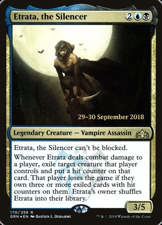 Etrata, the Silencer [Guilds of Ravnica Promos] | Cracking-Singles