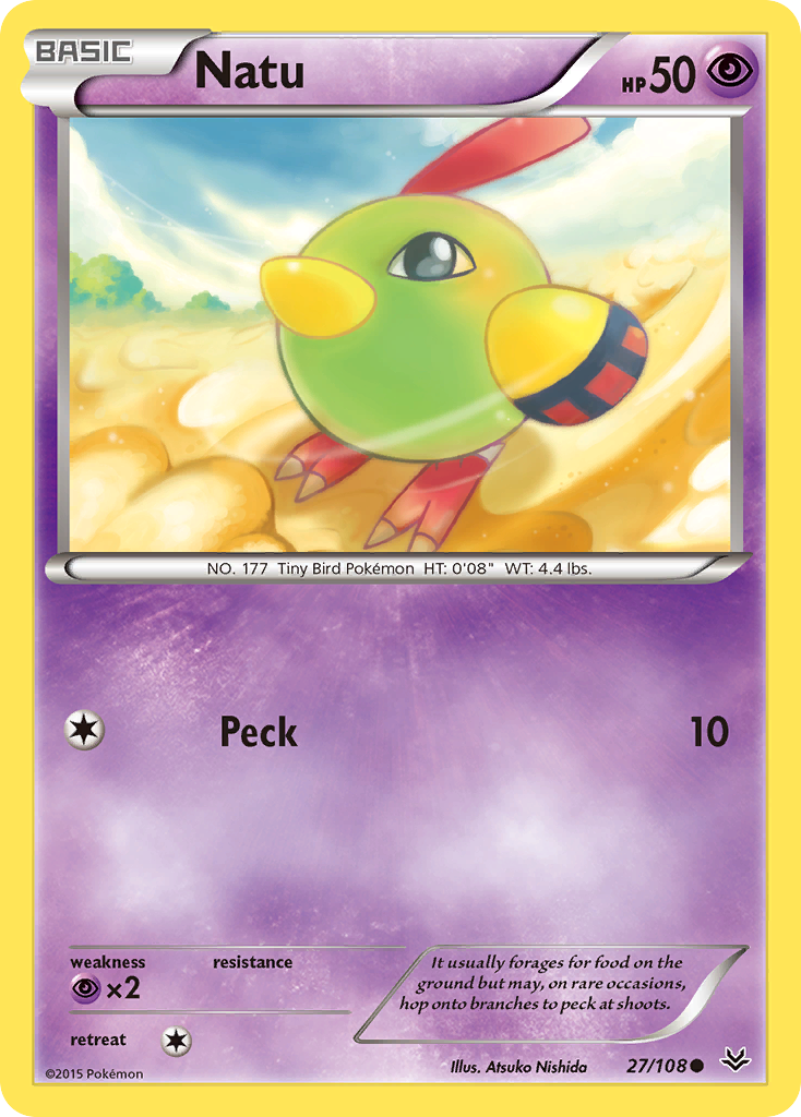 Natu (27/108) [XY: Roaring Skies] | Cracking-Singles