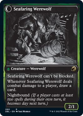 Suspicious Stowaway // Seafaring Werewolf [Innistrad: Double Feature] | Cracking-Singles