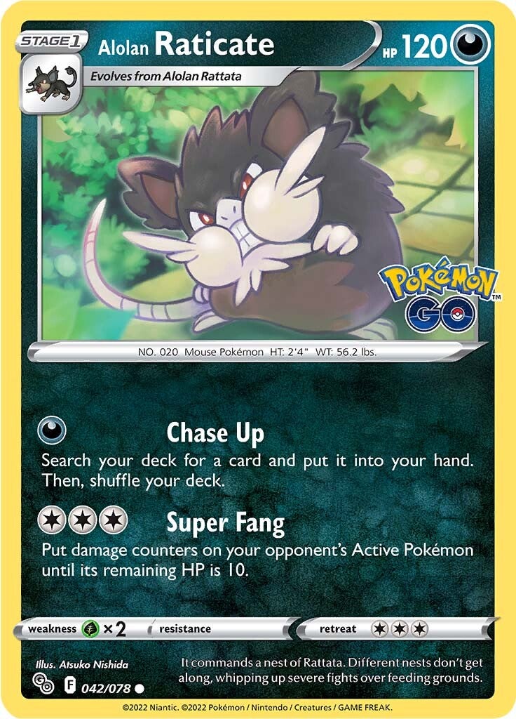 Alolan Raticate (042/078) [Pokémon GO] | Cracking-Singles