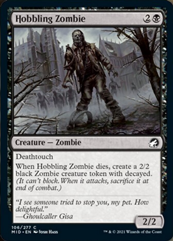 Hobbling Zombie [Innistrad: Midnight Hunt] | Cracking-Singles