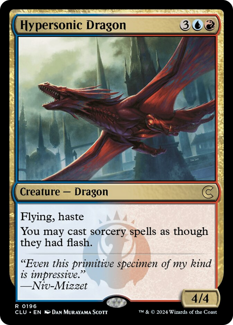 Hypersonic Dragon [Ravnica: Clue Edition] | Cracking-Singles