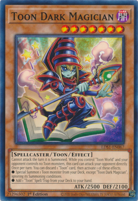 Toon Dark Magician [LDS1-EN067] Common | Cracking-Singles