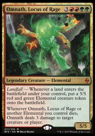 Omnath, Locus of Rage (Promo Pack) [Dungeons & Dragons: Adventures in the Forgotten Realms Promos] | Cracking-Singles