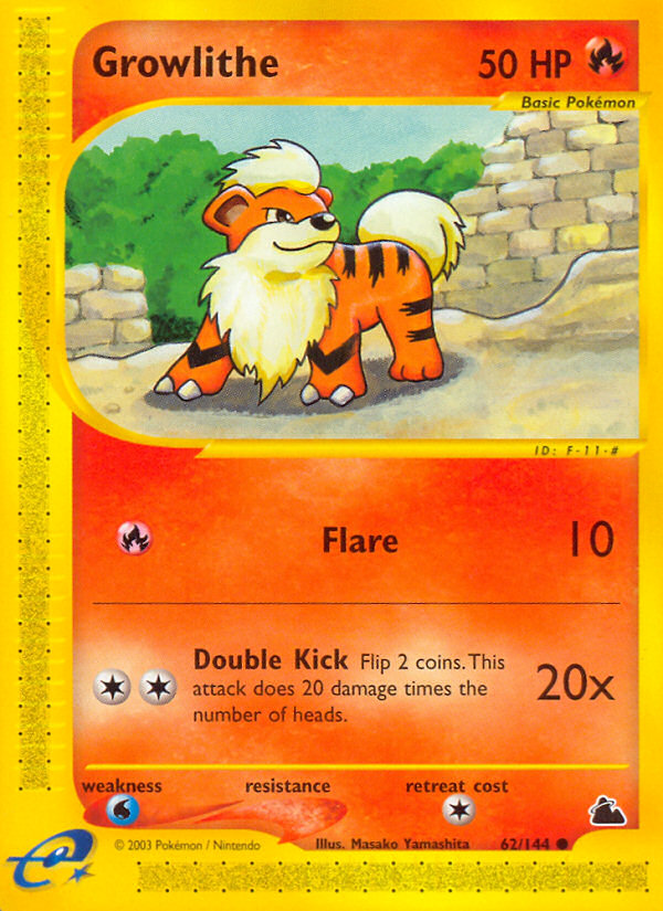 Growlithe (62/144) [Skyridge] | Cracking-Singles