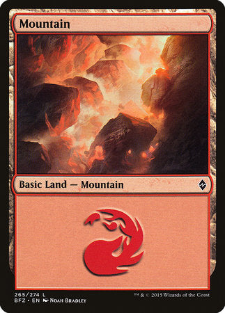 Mountain (265) [Battle for Zendikar] | Cracking-Singles