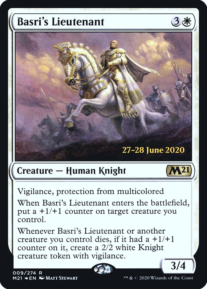 Basri's Lieutenant  [Core Set 2021 Prerelease Promos] | Cracking-Singles