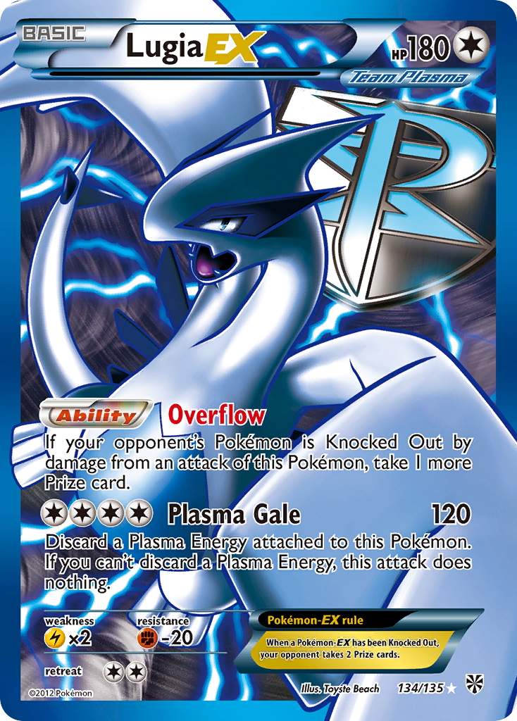 Lugia EX (134/135) [Black & White: Plasma Storm] | Cracking-Singles