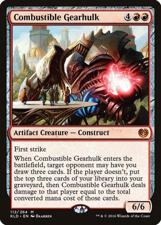 Combustible Gearhulk [Kaladesh] | Cracking-Singles