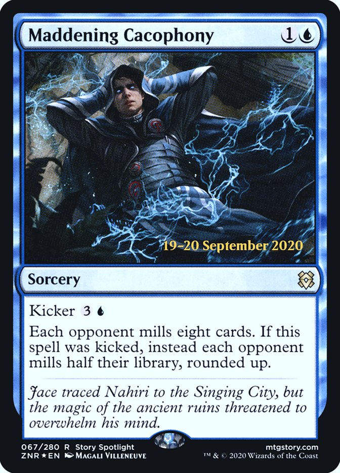 Maddening Cacophony  [Zendikar Rising Prerelease Promos] | Cracking-Singles