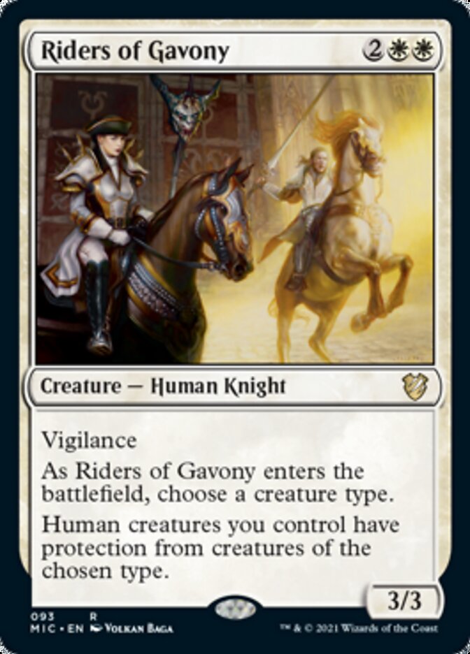 Riders of Gavony [Innistrad: Midnight Hunt Commander] | Cracking-Singles