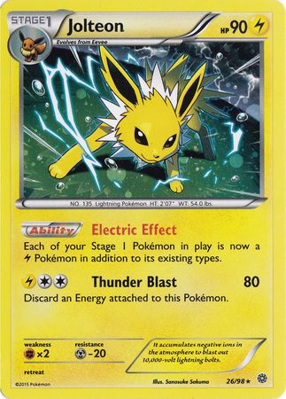 Jolteon (26/98) (Cosmos Holo) [XY: Ancient Origins] | Cracking-Singles