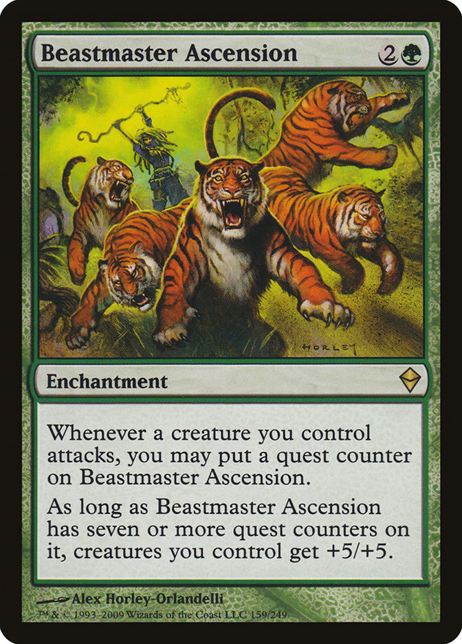 Beastmaster Ascension [Zendikar] | Cracking-Singles