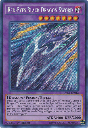 Red-Eyes Black Dragon Sword [DRL2-EN012] Secret Rare | Cracking-Singles