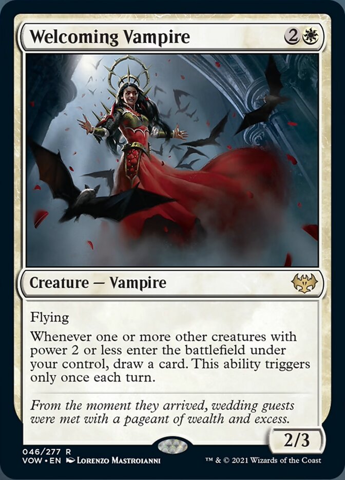 Welcoming Vampire [Innistrad: Crimson Vow] | Cracking-Singles