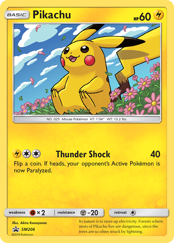 Pikachu (SM206) [Sun & Moon: Black Star Promos] | Cracking-Singles