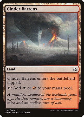 Cinder Barrens [Amonkhet] | Cracking-Singles