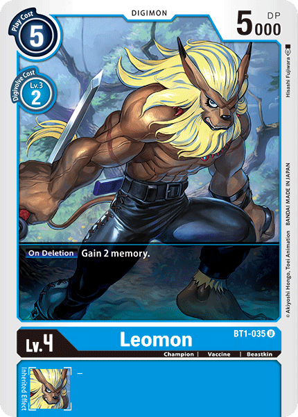 Leomon [BT1-035] [Release Special Booster Ver.1.0] | Cracking-Singles